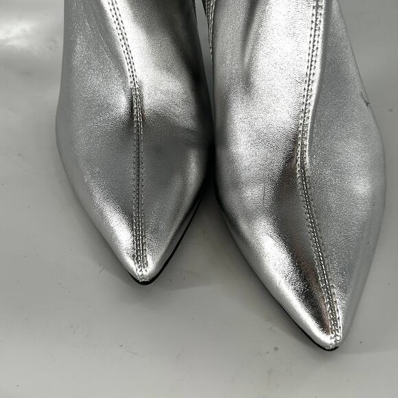 Open Edit Erik Wedge Boots 5.5 Tall Cocktail Party Night Out Western - Picture 7 of 13